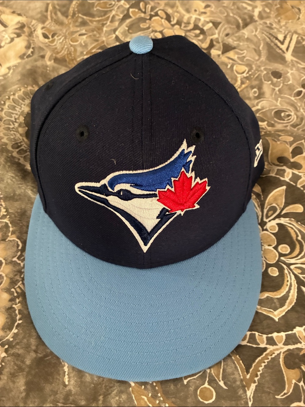 Toronto Blue Jays ON-FIELD Navy/Powder Blue New Era Low Profile 59Fifty Cap